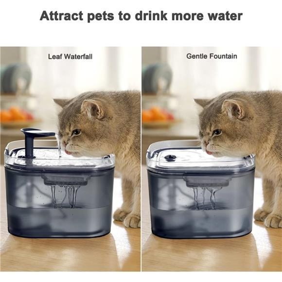Cat Water Fountain-Automatic Pet Water Fountain Cat Water Dispenser with Filters - Picture 4 of 6